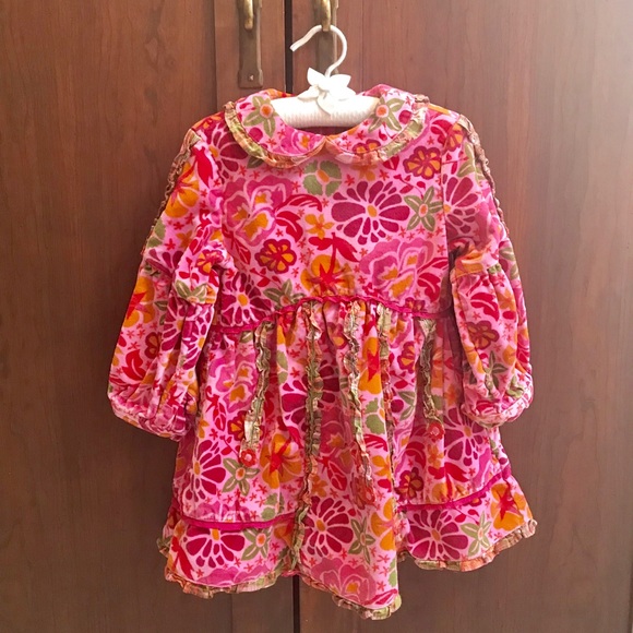 ❌SOLD❌ 🎉 HP 🎉 Oilily Velvet Dress - Picture 4 of 8